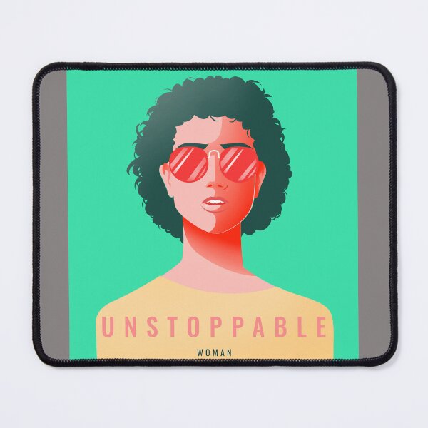 Item preview, Unstoppable Woman short hair solid color designed and sold by Alchemytshirts.