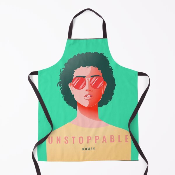 Item preview, Unstoppable Woman short hair solid color designed and sold by Alchemytshirts.