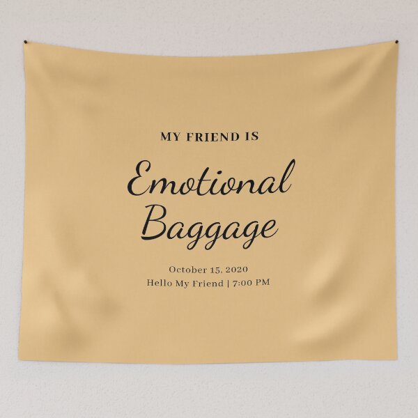 Item preview, Emotional Baggage | Tote Bags | Duffle Bags | Stickers | Backpacks  designed and sold by ffstyles.