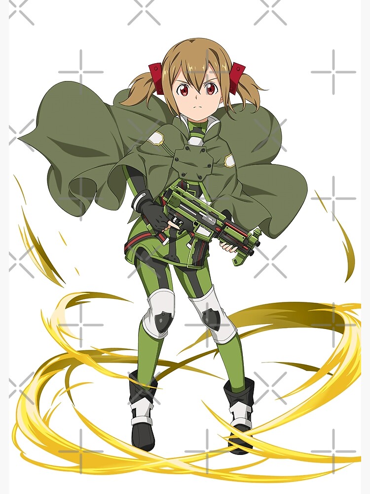 Discover Silica Sword Art Online Anime Girl Gift Premium Matte Vertical Poster