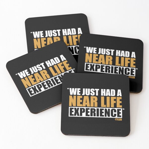 Item preview, We just had a near life experience. -Tyler Durden, Fight Club  designed and sold by Sticker Up.