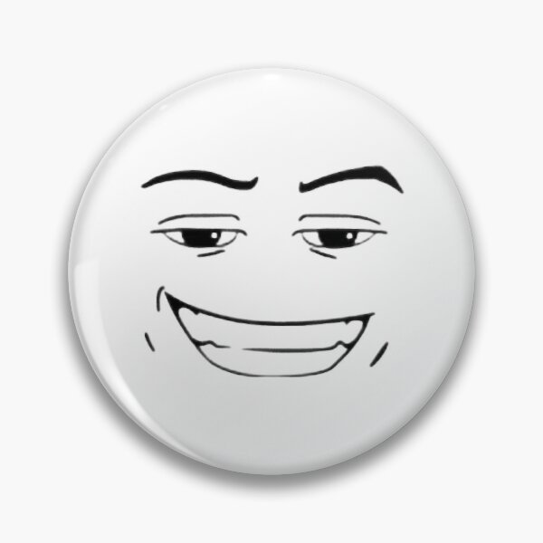 Roblox Man Face Pins and Buttons for Sale