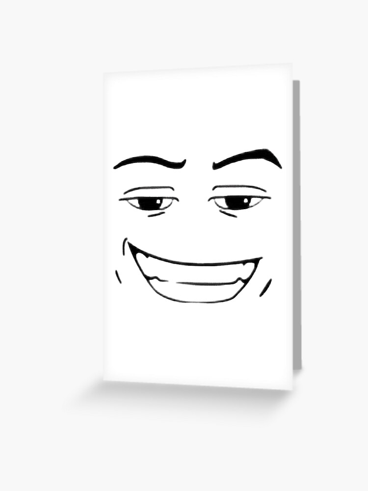 Epic Face Roblox | Greeting Card