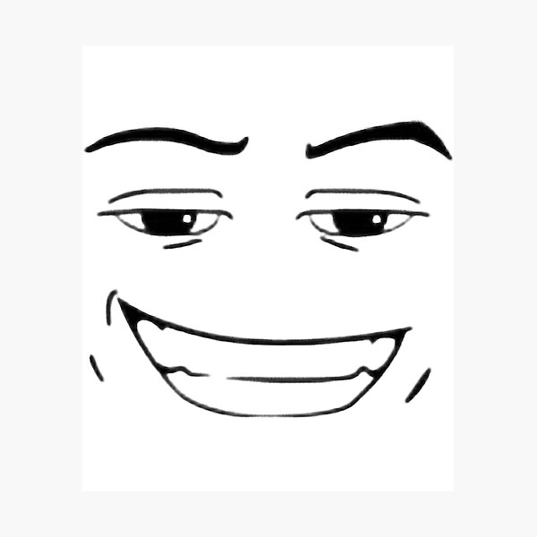 roblox gamig face Blank Template - Imgflip