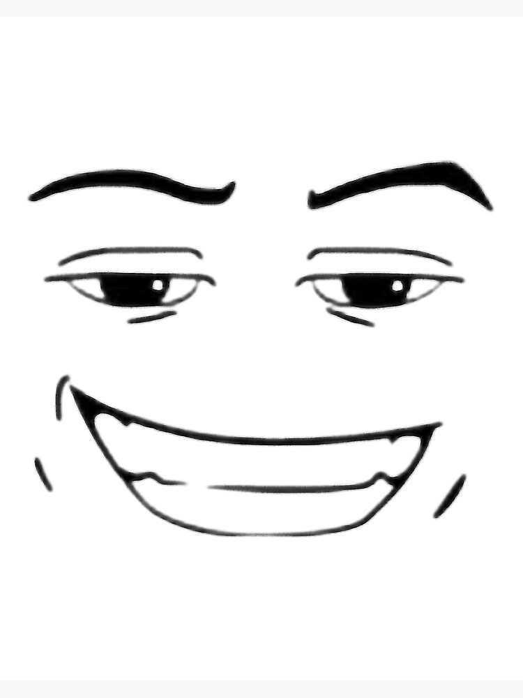 Roblox Face PNG Isolated Image