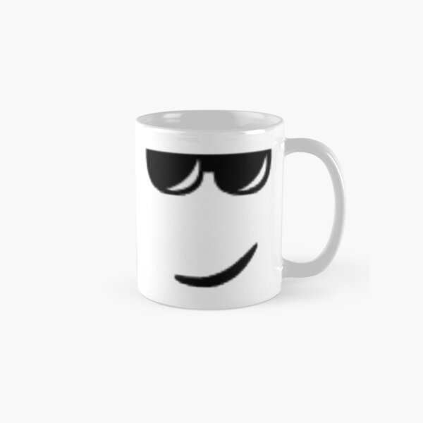 Roblox Man Face Mug. New Faces Happy Face, Girls Face, Roblox Fam 12 or 15  Ounces. Dishwasher Safe. Microwave Safe. 