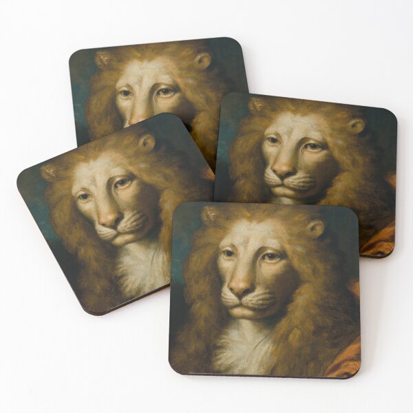 Item preview, Lion King in Johannes Vermeer Style designed and sold by SexyDigitalArt.