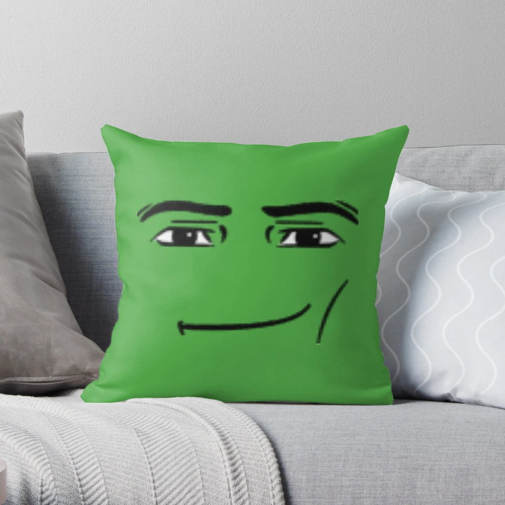 Man Face Throw Pillow for Sale by prrrki