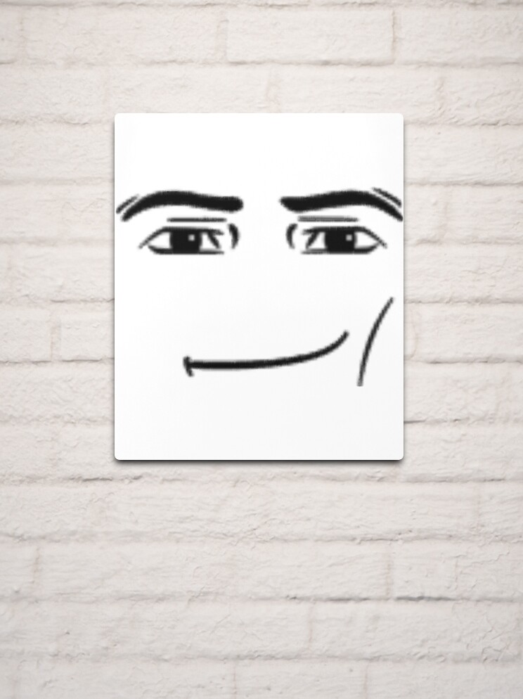 Roblox Man Face Canvas Prints for Sale