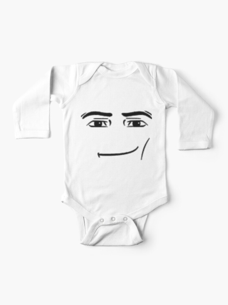 Roblox man face | Baby One-Piece