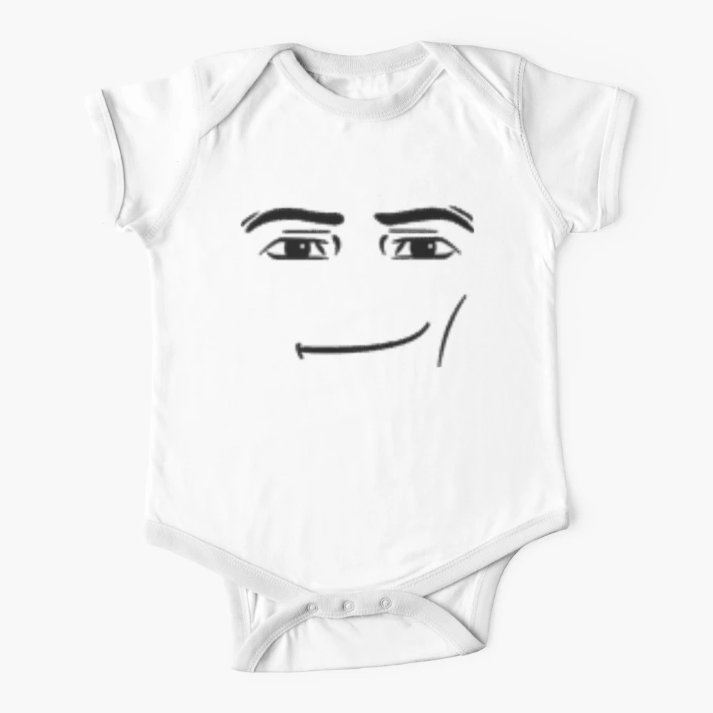 Roblox man face | Baby One-Piece