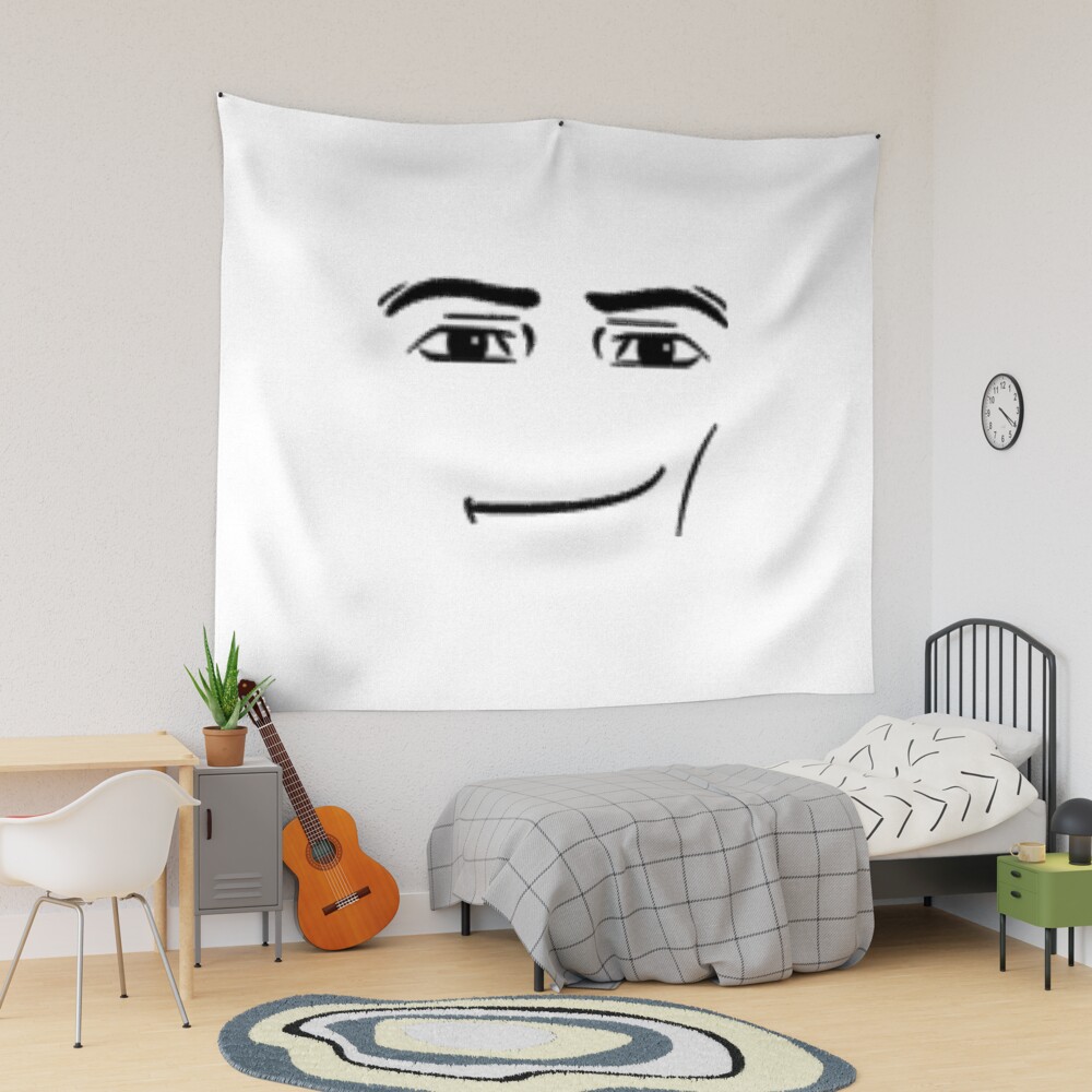 Roblox Man Face Wall Art for Sale