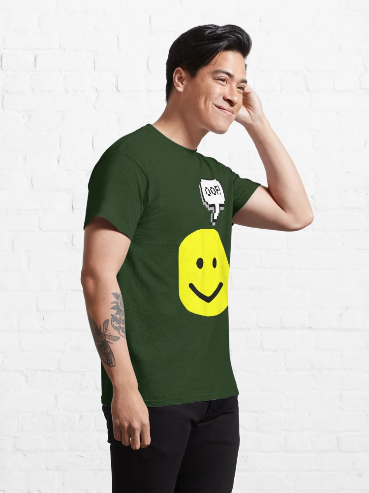 Oof Noob Game Text Bubble Meme Classic T-Shirt for Sale by justjoeythingsx