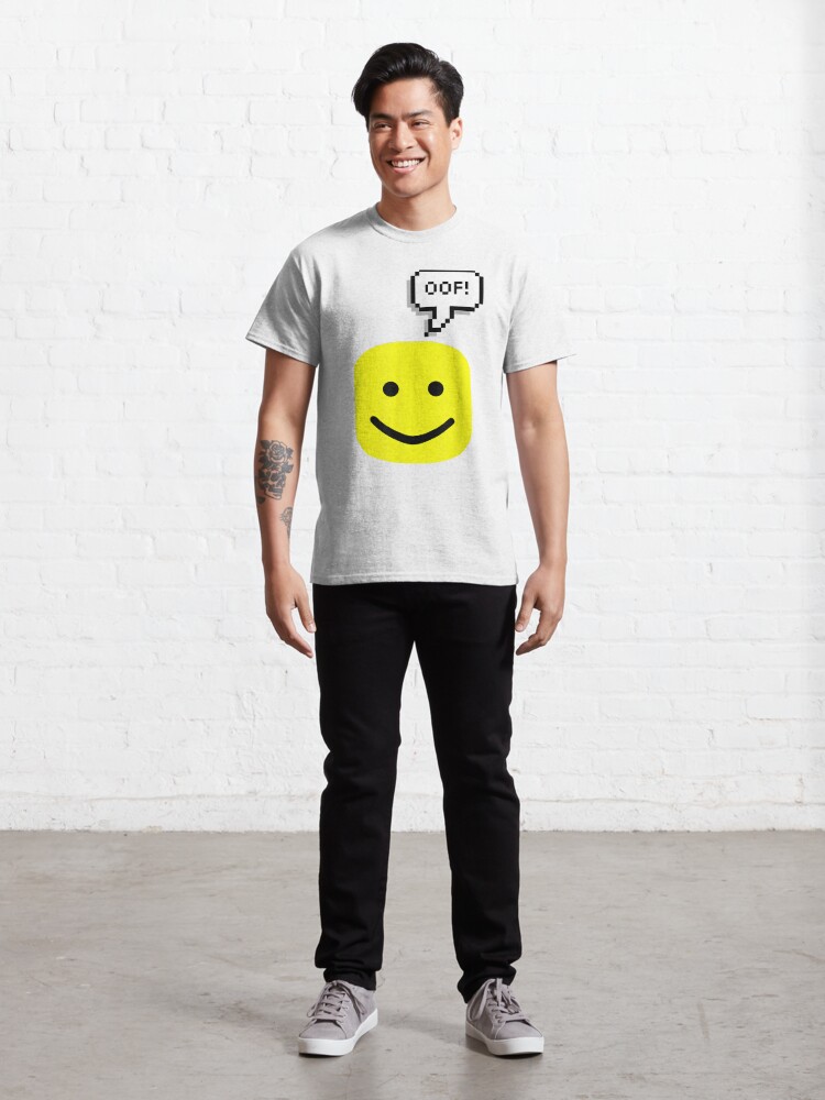 Oof Noob Game Text Bubble Meme Classic T-Shirt for Sale by justjoeythingsx