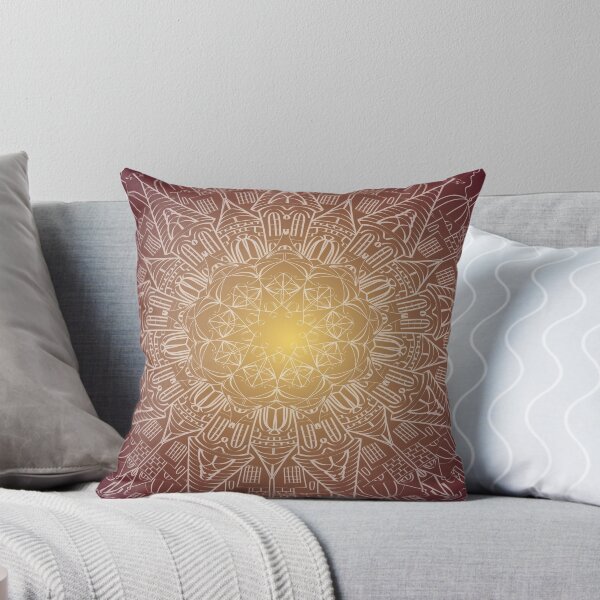 Item preview, Golden background with city views designed and sold by Elena  Brzhosniovskaya.