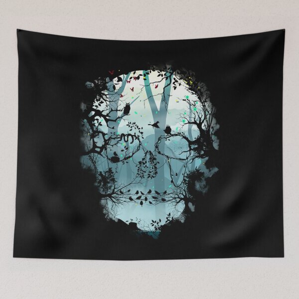 Item preview, spooky forest Skull Shadow designed and sold by SugiyantoShop.