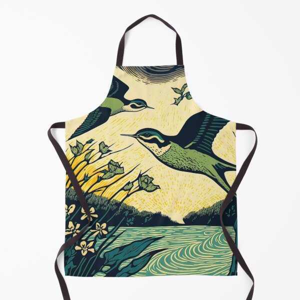 Item preview, Bird Linocut designed and sold by VolpeDesigns.