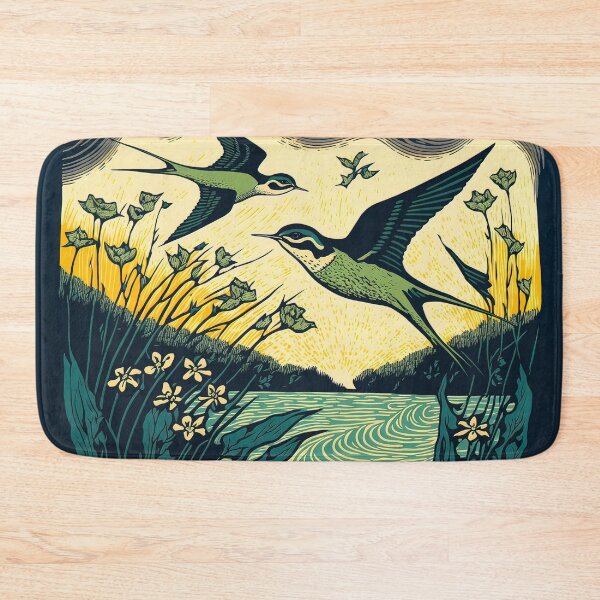 Item preview, Bird Linocut designed and sold by VolpeDesigns.