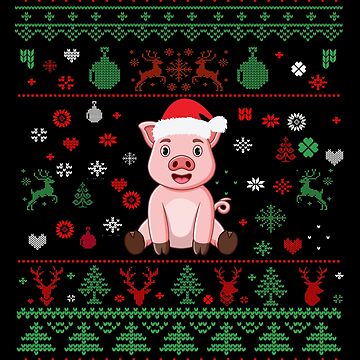 Pig 2024 christmas sweater