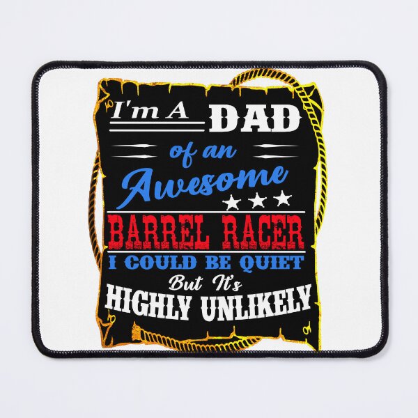 Item preview, Loud Rodeo Barrel Racer Dad designed and sold by Gold Wings Tees.