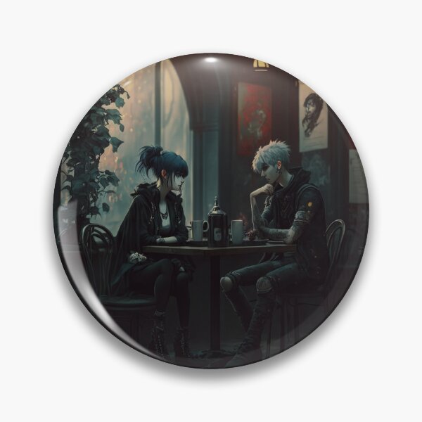 Item preview, Gothic coffee date designed and sold by HappyHustleLLC.