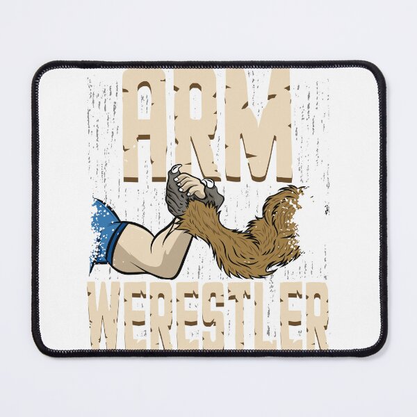 Item preview, Arm Werestler, Funny Pun Halloween Arm Wrestler Werewolf designed and sold by Gold Wings Tees.