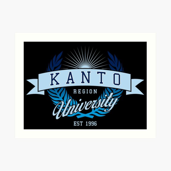 Kanto Region University_Dark BG Art Print