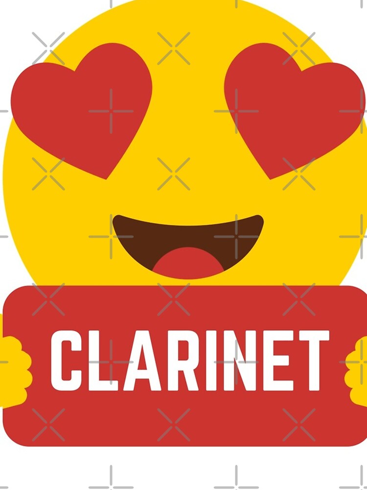 "I love Heart Eye Emoji Emoticon Funny BAND NERD