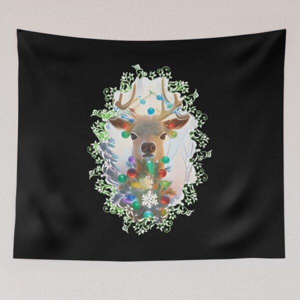 Item preview, Christmas Decoration Reindeer designed and sold by zheworkstudio.