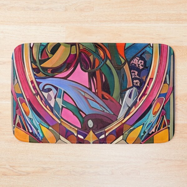 Item preview, Retro Abstract Multi Colour Pattern designed and sold by Bashini.