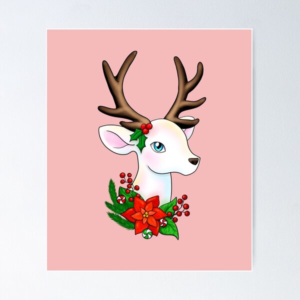 Christmas Deer @ Outline.pics
