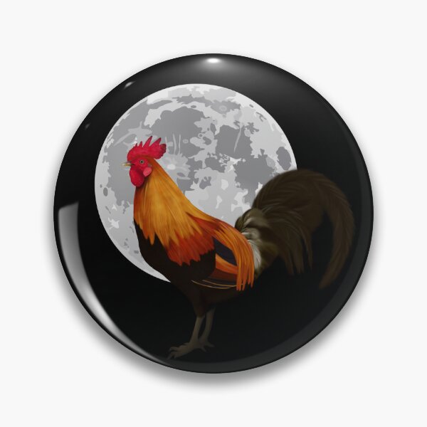 Item preview, Noble Rooster on a Full Moon designed and sold by SelenaJ.