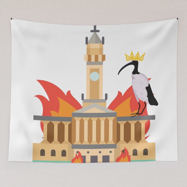 Item preview, Ibis King / Ibis / Bin Chicken/ Brisbane  designed and sold by Dulynotedco.