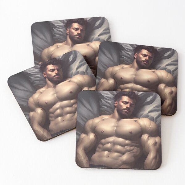 Item preview, Sleeping Hunk with a Nice Six-pack designed and sold by withdiamonds.