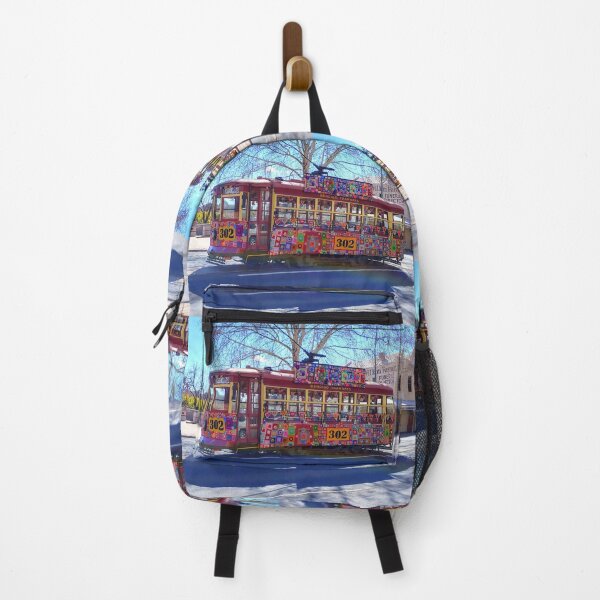Item preview, The Yarnbombed Tram designed and sold by Steven Jodoin.