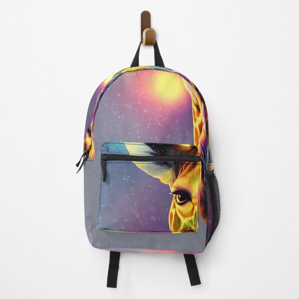 Item preview, product render poster vivid colors divine proportion Giraffe, ice and snow, glowing fog intricate, elegant, highly detailed, digital painting, concept art, smooth, sharp focus, illustration designed and sold by DrawItOnce.