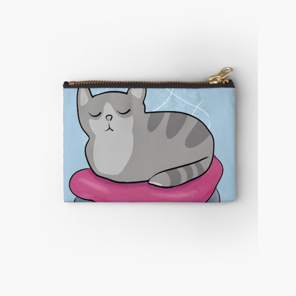 Item preview, Sleepy Kitty Loaf Cat Clean Laundry designed and sold by Silver Sky by Janet.