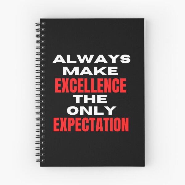 Item preview, Always make excellence the only expectation, positive affirmation quote designed and sold by Pugnaciousprint.