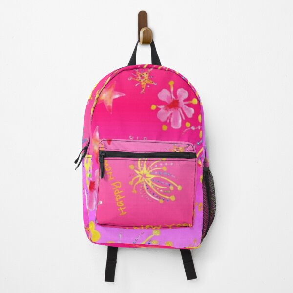 Item preview, Happy New Year Stars and Fireworks on Pink Background. designed and sold by DefaultOneWorld.