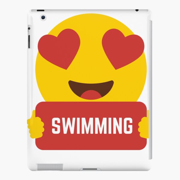 Ich Liebe Schwimmen Herz Augen Emoji Emoticon Lustige Schwimmen Spieler Performance Hemd Spieler Graphic Tee T Shirt Ipad Hulle Skin Von Desindie Redbubble