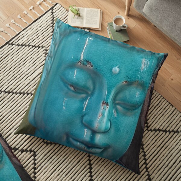 Street Corner Buddha Floor Pillow