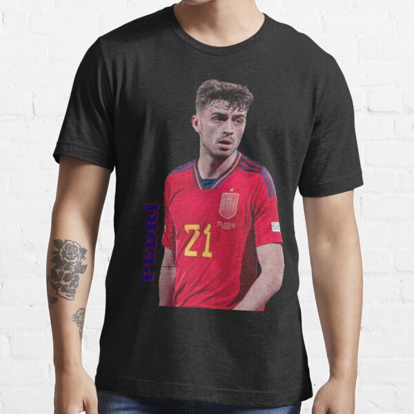 Barcelona Pedri Gonzalez T-Shirt Mens Casual Black or White Football D –  ThePeakyApparel