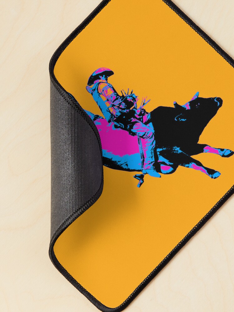 Thumbnail 2 of 5, Mouse Pad, Bull Riding Cowboy - Rodeo Event designed and sold by NaturePrints.