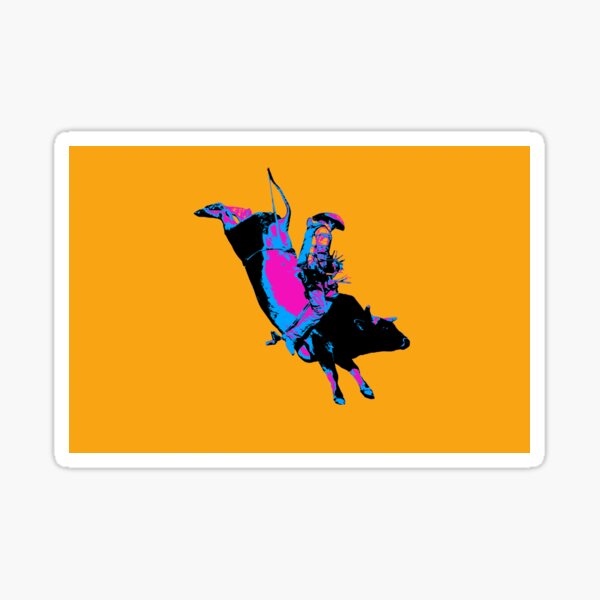 Artikelvorschau, Bull Riding Cowboy - Rodeo-Event entworfen und verkauft von NaturePrints.