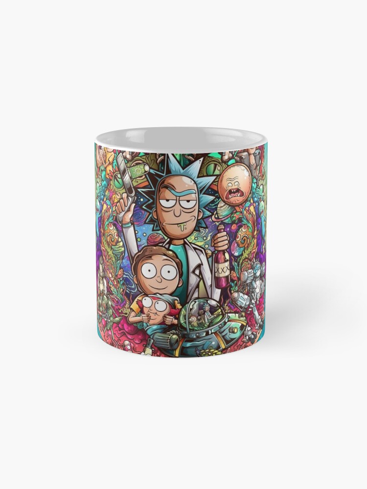 Alternate view of Buckle Up Morty! Mug