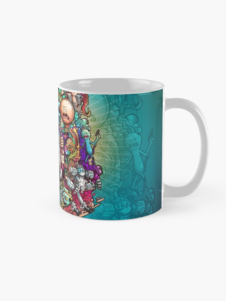 Alternate view of Buckle Up Morty! Mug