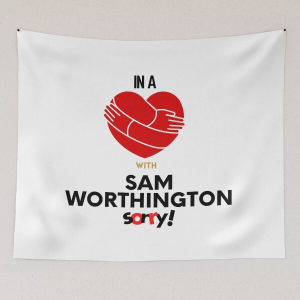Artikelvorschau, In einer Beziehung mit Sam Worthington Tut mir leid entworfen und verkauft von Itsheartshop.