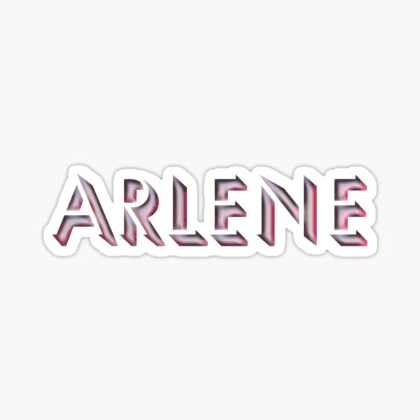 Personalized ARLENE Rhinestone Name Pin