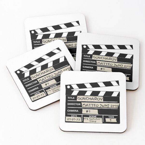 Item preview, Goncharov Clapboard Scene It's Gonchin' Time designed and sold by Mhayra.