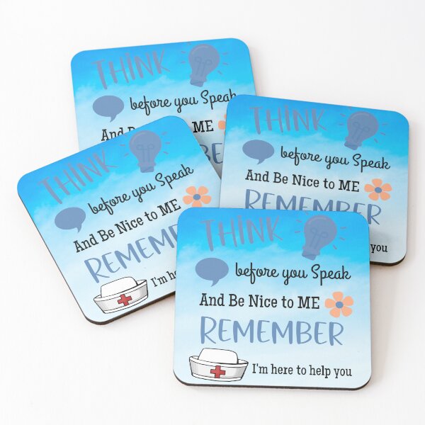 Item preview, Think Before You Speak, Remember I'm Here To Help You. Blue & Black Text designed and sold by Bright76.